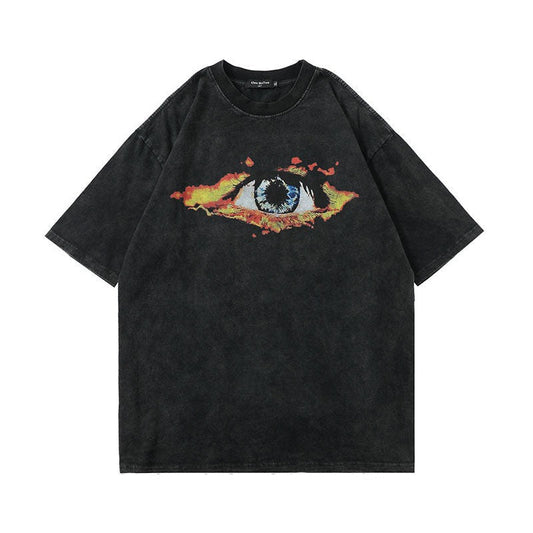 "Washed Away" Graphic Unisex Streetwear Vintage Women Men Y2K T-Shirt