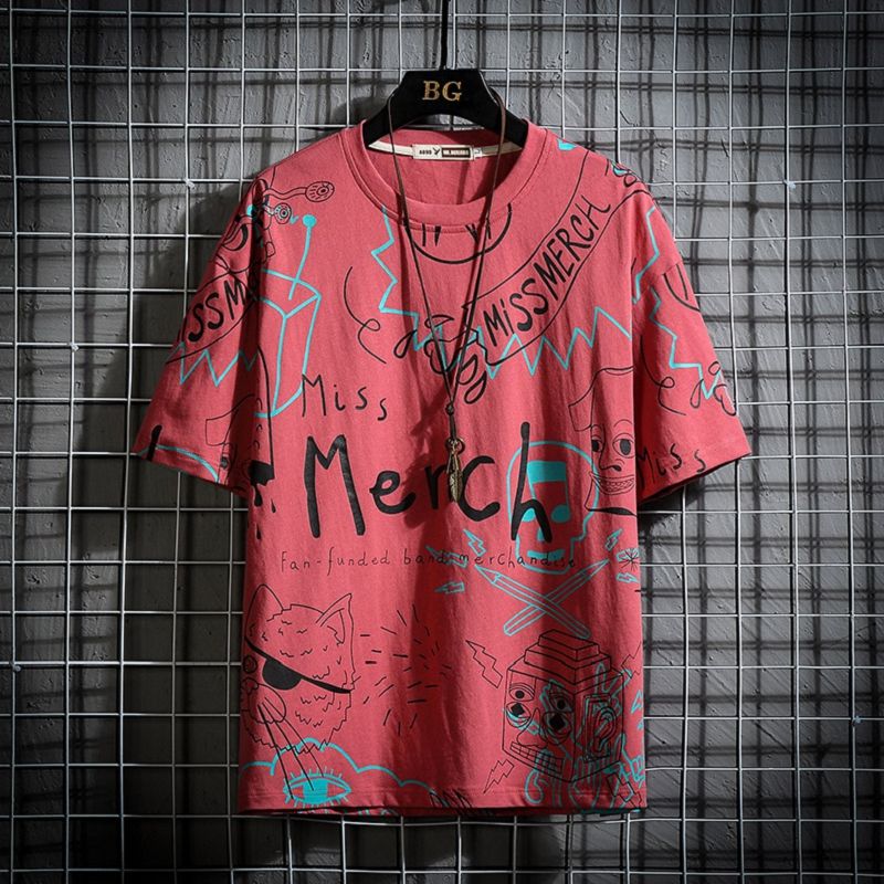 "Merca" Graphic Unisex Streetwear Vintage Women Men Y2K T-Shirt