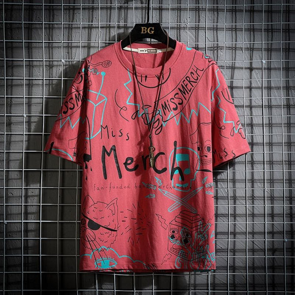 "Merca" Graphic Unisex Streetwear Vintage Women Men Y2K T-Shirt