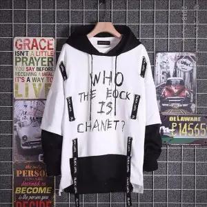 "Who Is That" Graphic Unisex Streetwear Vintage Women Men Y2K Hoodie