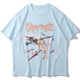 "The Fighter" Graphic Unisex Streetwear Vintage Women Men Y2K T-Shirt