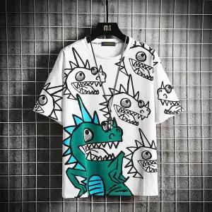 "Doodlesaur" Unisex Men Women Streetwear Graphic T-Shirt