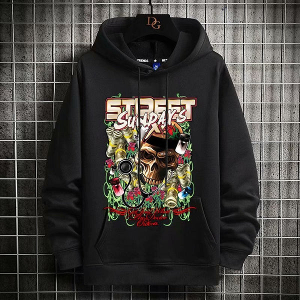 "Street Smart" Graphic Unisex Streetwear Vintage Women Men Y2K Hoodie