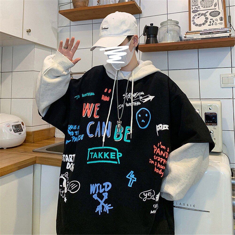 "Sporadic Collection" Graphic Unisex Streetwear Vintage Women Men Y2K Hoodie
