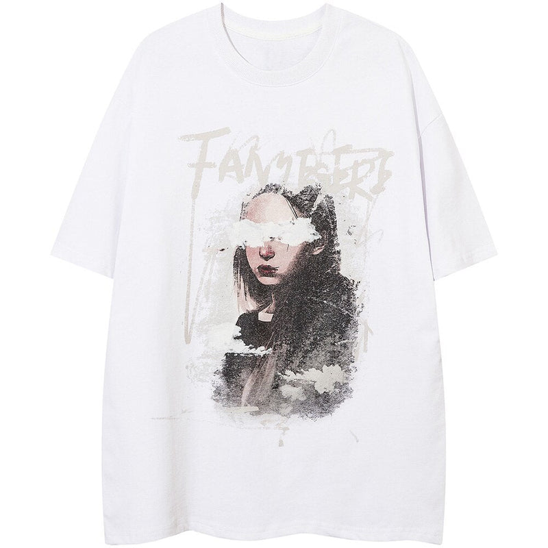 "No Fear" Graphic Unisex Streetwear Vintage Women Men Y2K T-Shirt