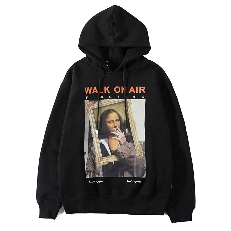 "Walk On Air" Graphic Unisex Streetwear Vintage Women Men Y2K Hoodie