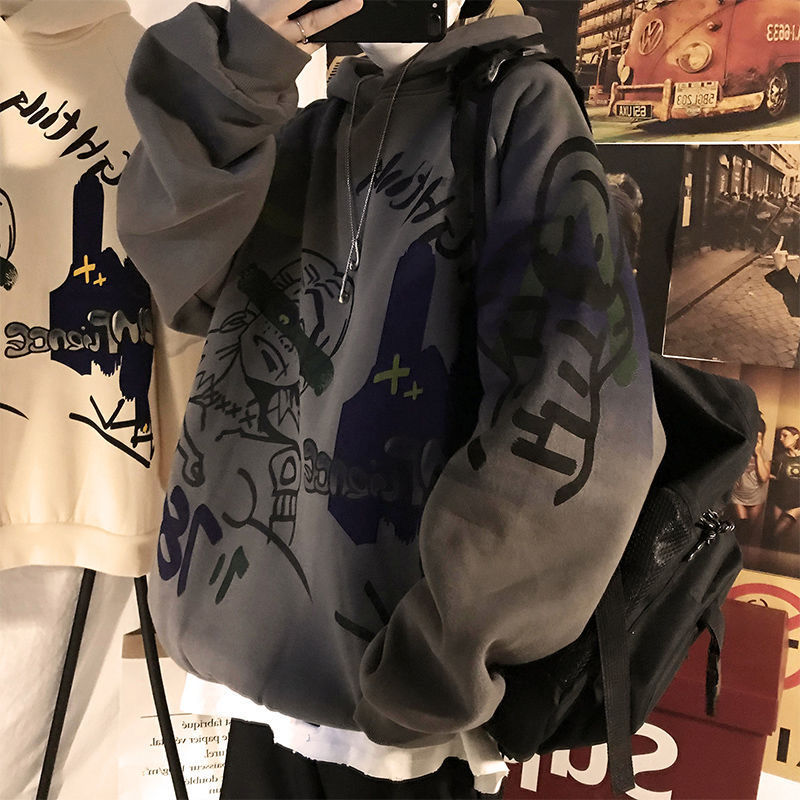 "Sporadic Collection" Graphic Unisex Streetwear Vintage Women Men Y2K Hoodie