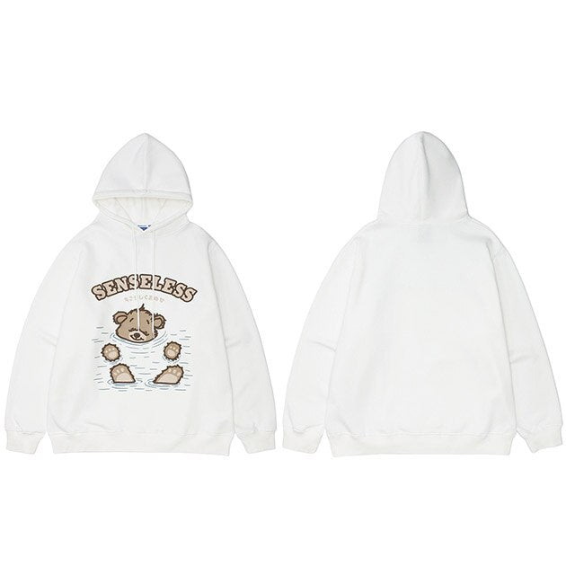 "Drowning" Unisex Men Women Streetwear Graphic Hoodie