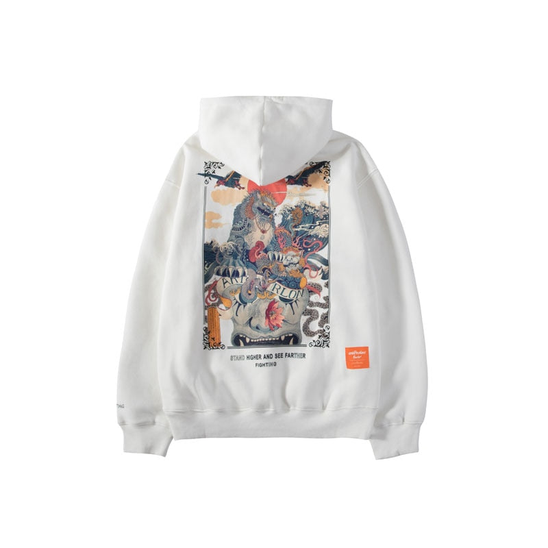 "Up In The Air" Graphic Unisex Streetwear Vintage Women Men Y2K Hoodie
