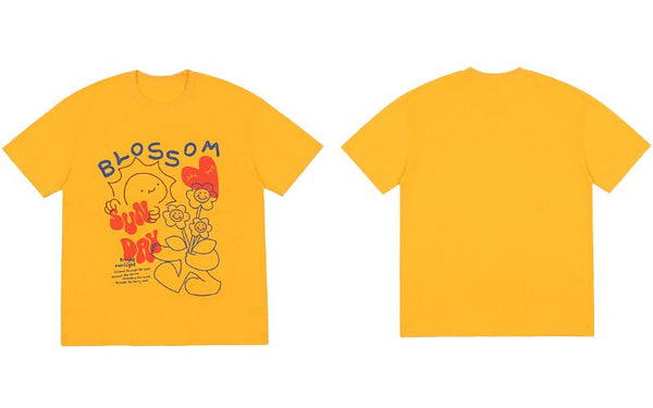 "Blossom" Men Women Streetwear Unisex Graphic T-Shirt