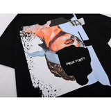 "Upside Down" Graphic Unisex Streetwear Vintage Women Men Y2K T-Shirt