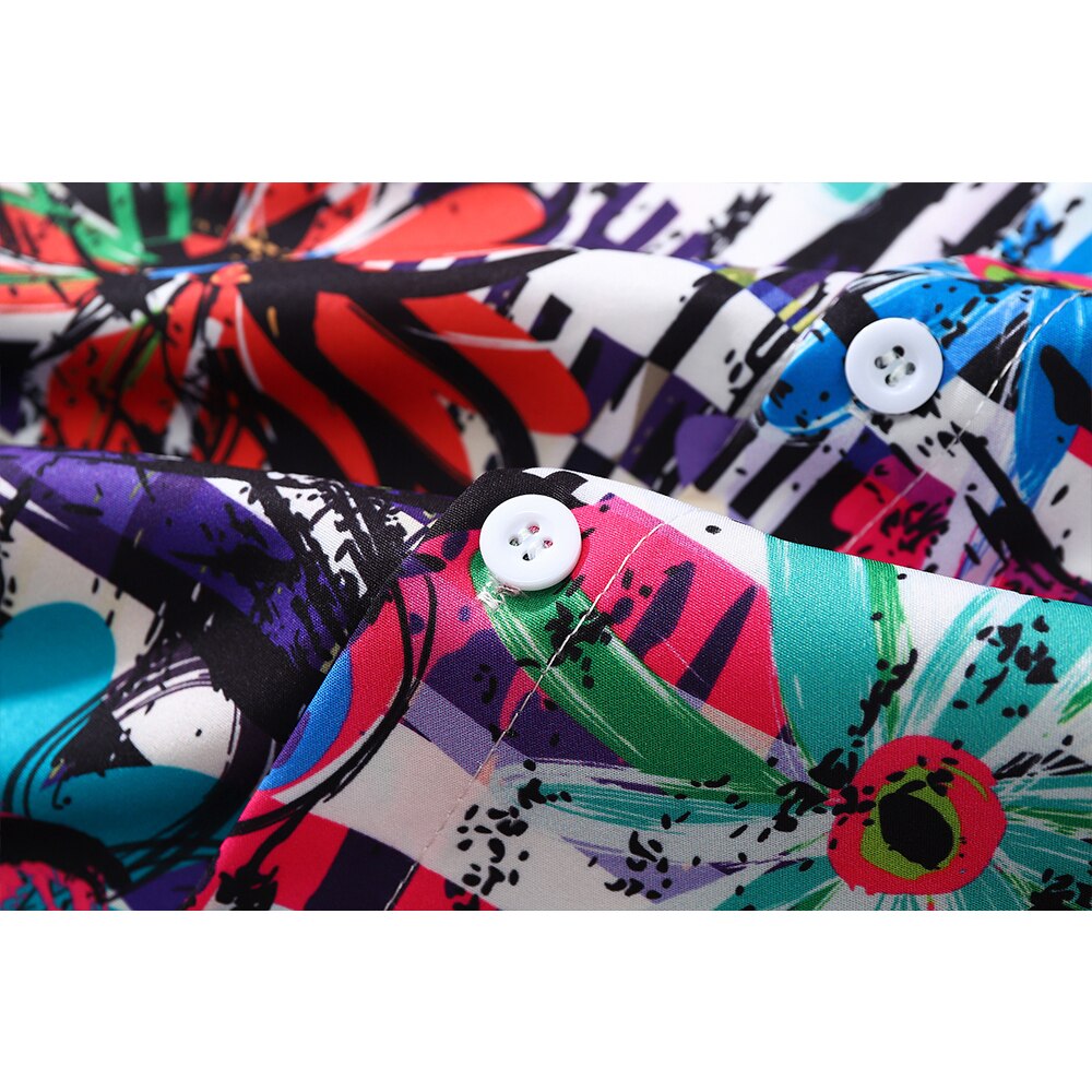 "Graf Styles" Unisex Men Women Streetwear Button Up Shirt
