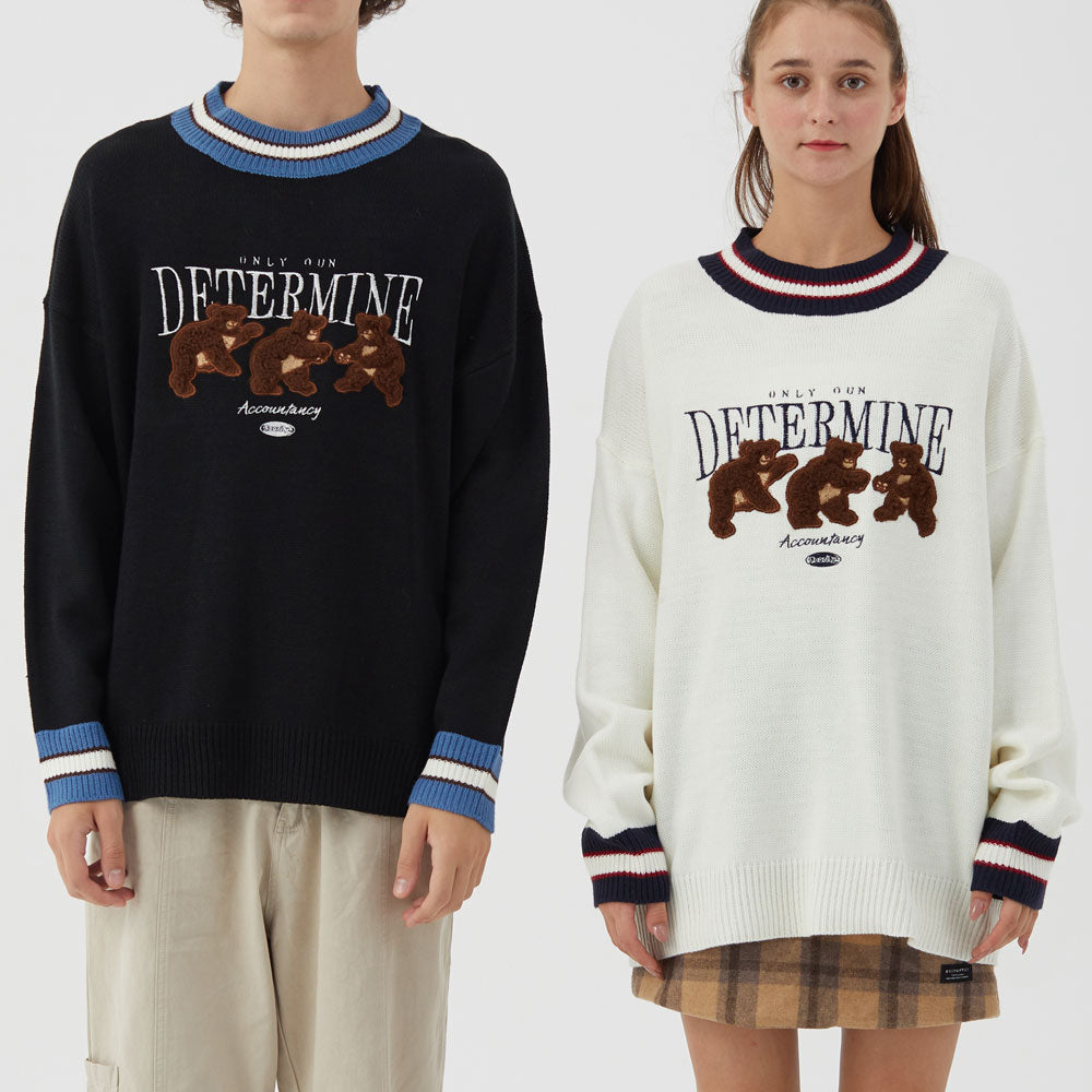 "Determined" Unisex Men Women Streetwear Graphic Sweater