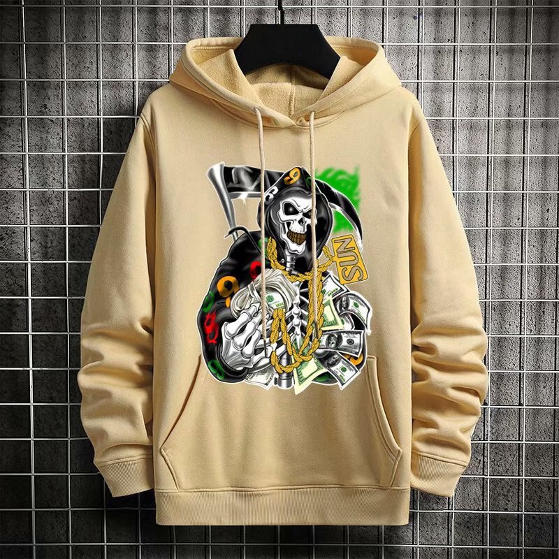 "Cash Made" Unisex Men Women Streetwear Graphic Hoodie