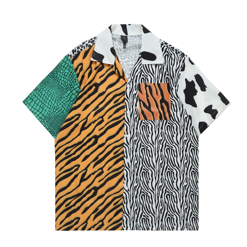"Many Attempts" Graphic Unisex Streetwear Vintage Women Men Y2K Button Shirt