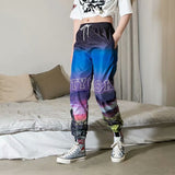 "Gradient" Graphic Unisex Streetwear Women Men Y2K Pants