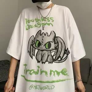 "Purple Ghost" Graphic Unisex Streetwear Vintage Women Men Y2K T-Shirt