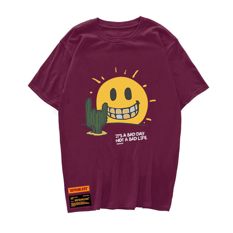 "Rising Sun Light" Graphic Unisex Streetwear Vintage Women Men Y2K T-Shirt