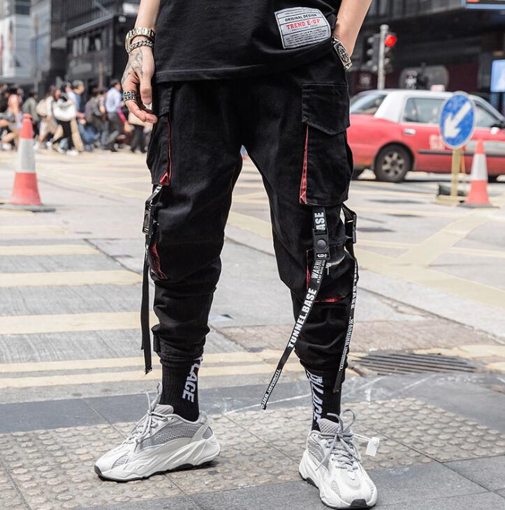 "Hang" Graphic Unisex Streetwear Women Men Y2K Tactical Joggers