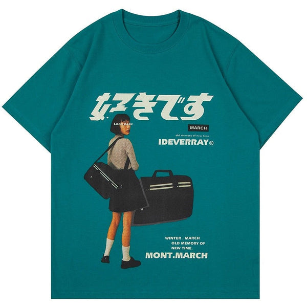 "Toyko Drift" Graphic Unisex Streetwear Vintage Women Men Y2K T-Shirt