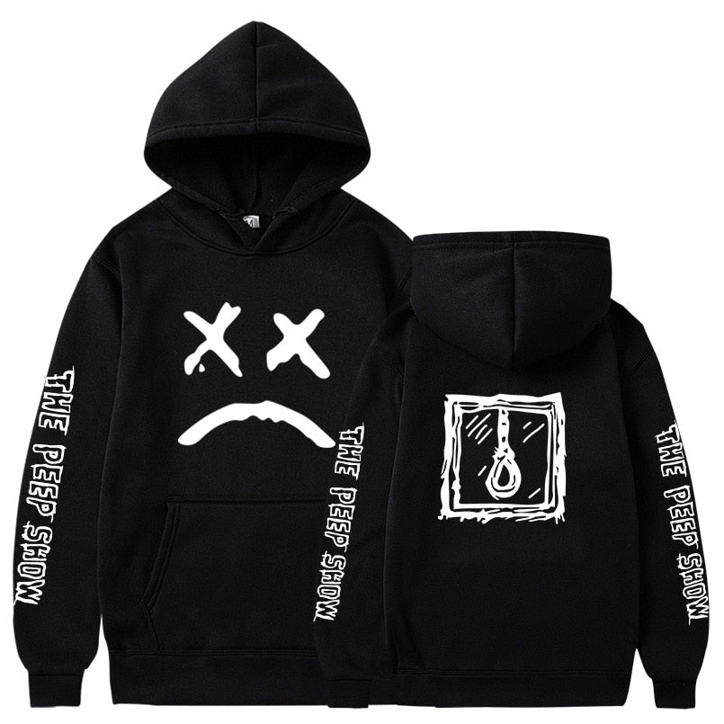 "Go Hard" Graphic Unisex Streetwear Women Men Y2K Hoodie
