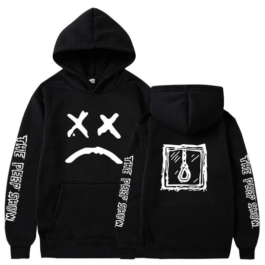 "Go Hard" Graphic Unisex Streetwear Women Men Y2K Hoodie
