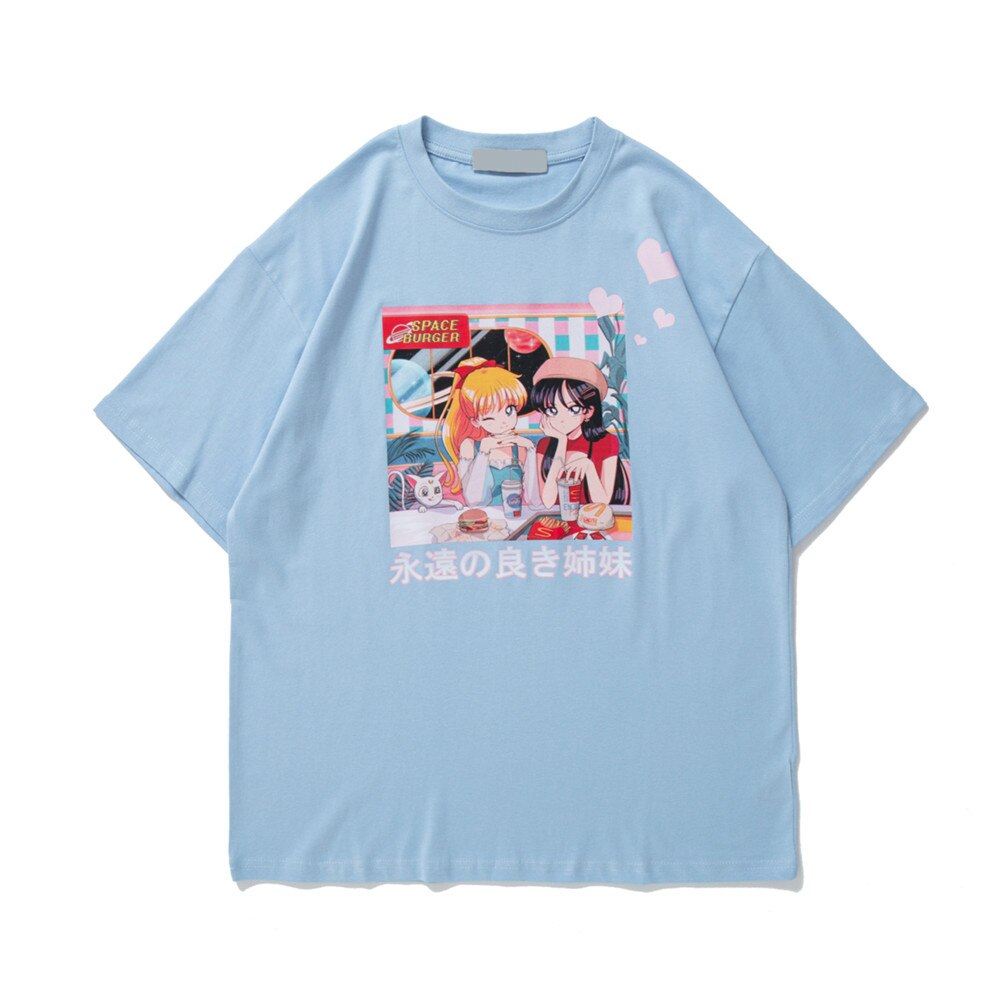 "Best Friends" Unisex Men Women Streetwear Graphic T-Shirt