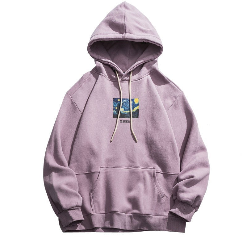 "Van Gogh" Graphic Unisex Streetwear Vintage Women Men Y2K Hoodie