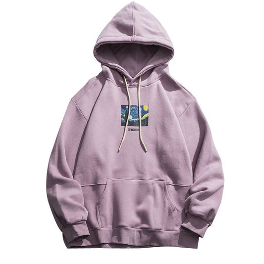 "Van Gogh" Graphic Unisex Streetwear Vintage Women Men Y2K Hoodie
