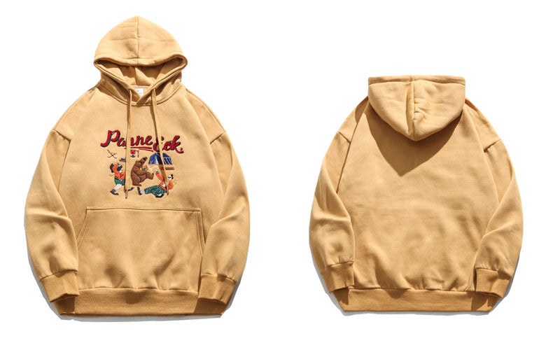 "Panic" Graphic Unisex Streetwear Vintage Women Men Y2K Hoodie