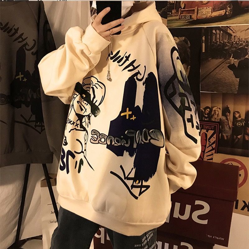 "Sporadic Collection" Graphic Unisex Streetwear Vintage Women Men Y2K Hoodie