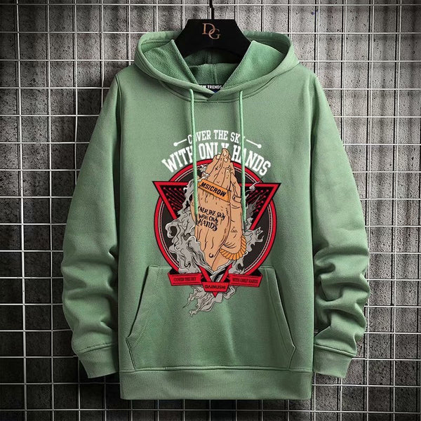 "Big Hands" Unisex Men Women Streetwear Graphic Hoodie