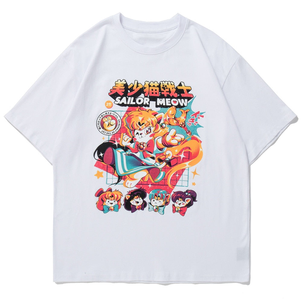 "Sail Away" Graphic Unisex Streetwear Vintage Women Men Y2K T-Shirt