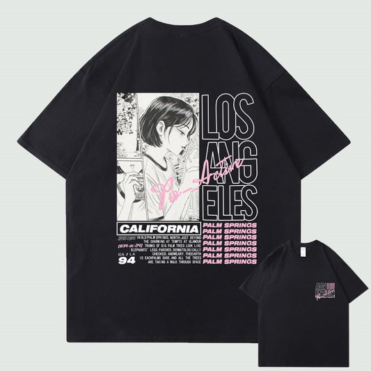 "Downtown" Graphic Unisex Streetwear Vintage Women Men Y2K T-Shirt