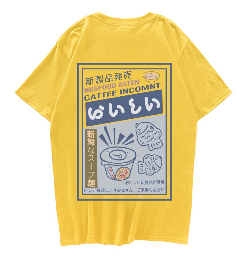 "Instant Cooking" Graphic Unisex Streetwear Vintage Women Men Y2K T-Shirt
