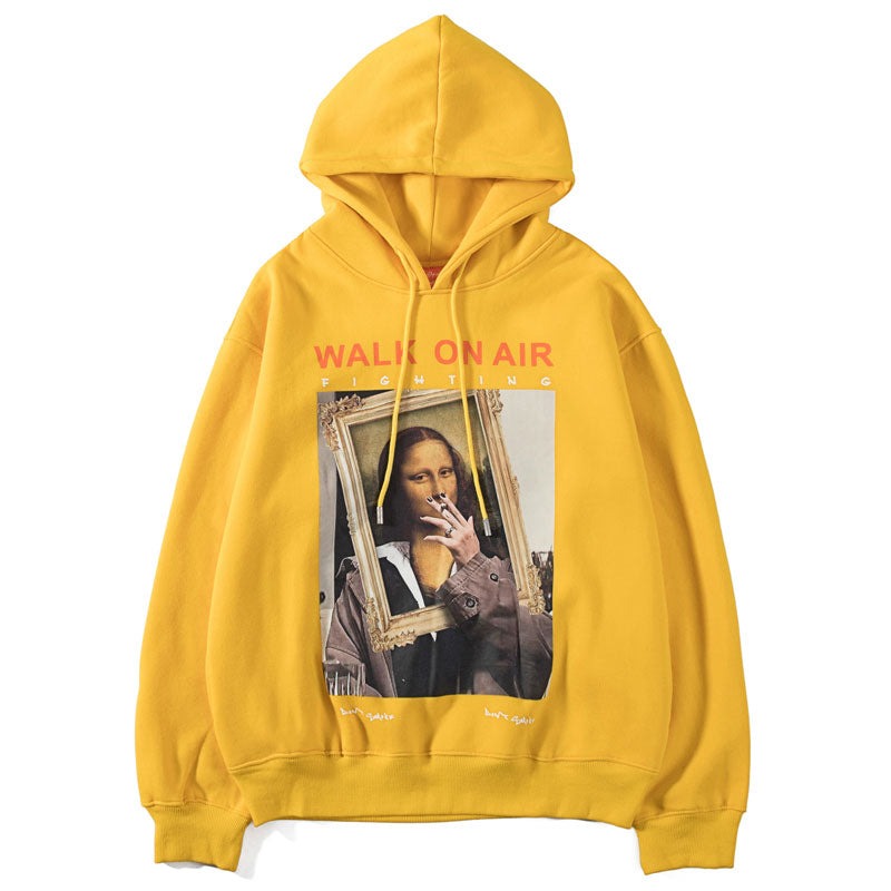 "Walk On Air" Graphic Unisex Streetwear Vintage Women Men Y2K Hoodie