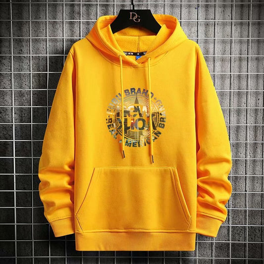 "Golden Sign" Graphic Unisex Streetwear Women Men Y2K Hoodie