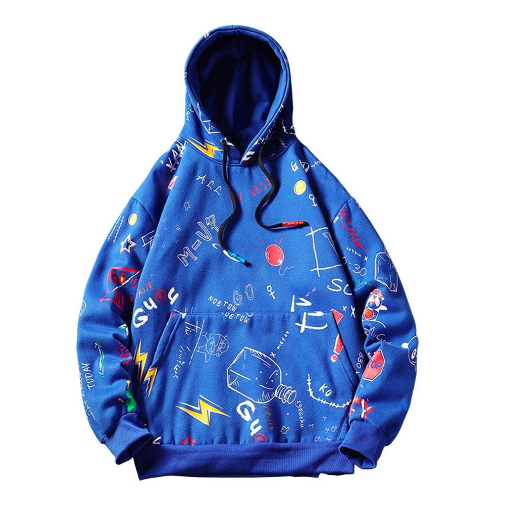 "Space Effect" Graphic Unisex Streetwear Vintage Women Men Y2K Hoodie