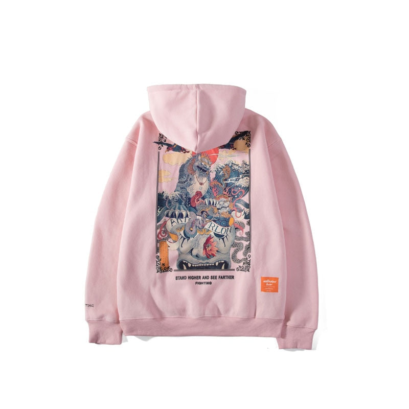 "Up In The Air" Graphic Unisex Streetwear Vintage Women Men Y2K Hoodie