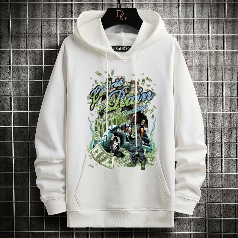 "Lottery" Graphic Unisex Streetwear Vintage Women Men Y2K Hoodie