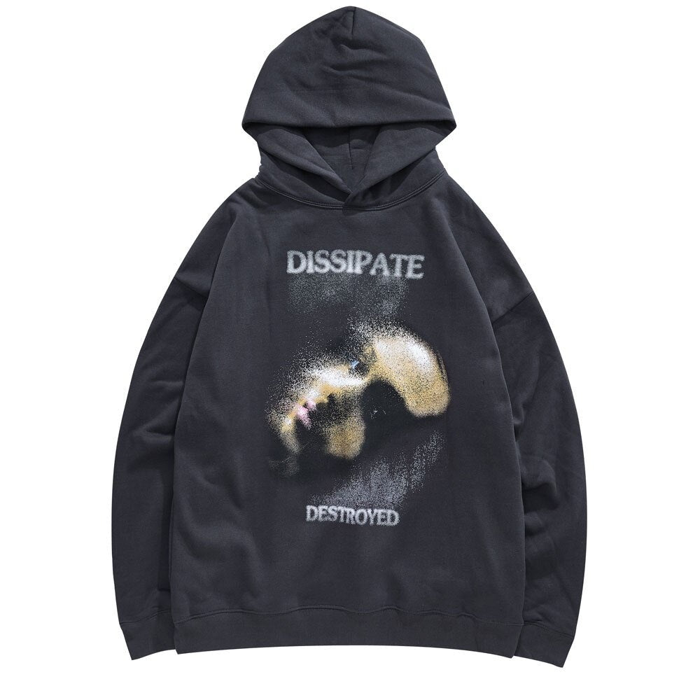 "Dissipate" Unisex Men Women Streetwear Graphic Hoodie