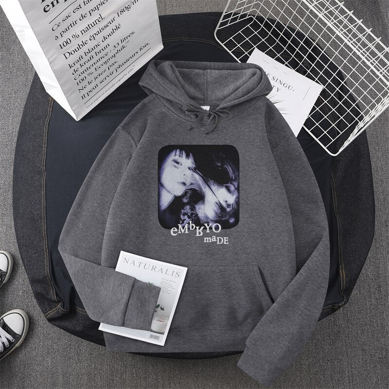 "Smokey" Graphic Unisex Streetwear Vintage Women Men Y2K Hoodie