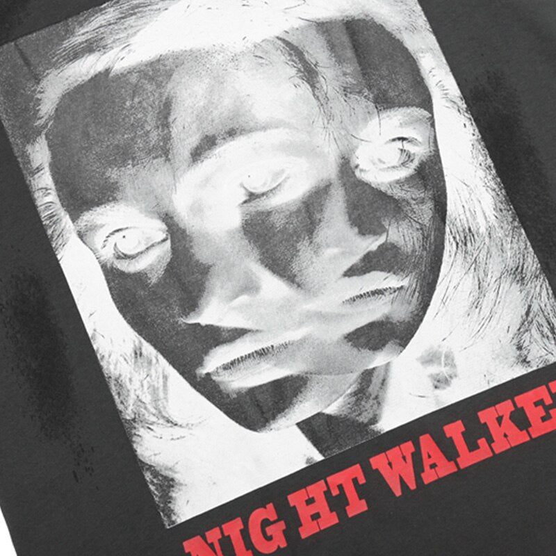 "Night Walker" Graphic Unisex Streetwear Vintage Women Men Y2K Tank Top