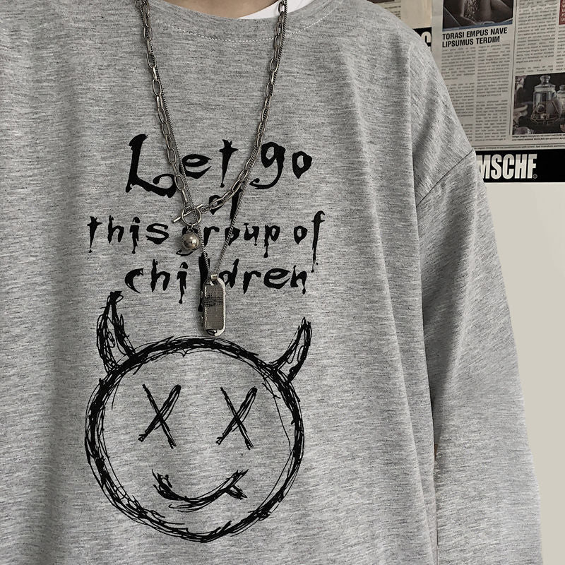 "Free Smoke" Graphic Unisex Streetwear Women Men Y2K Shirt