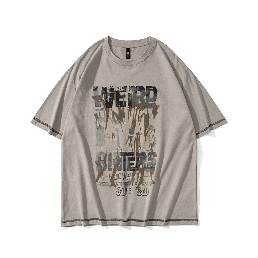 "Weird Places" Graphic Unisex Streetwear Vintage Women Men Y2K T-Shirt