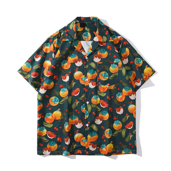 "Maxed Emotions" Graphic Unisex Streetwear Vintage Women Men Y2K Button Shirt