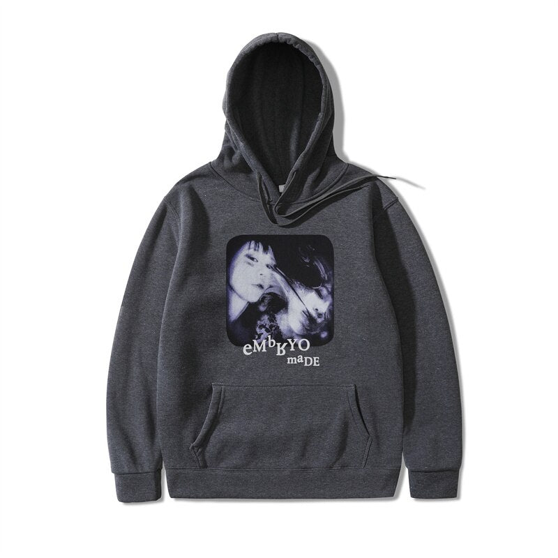 "Smokey Made" Graphic Unisex Streetwear Vintage Women Men Y2K Hoodie