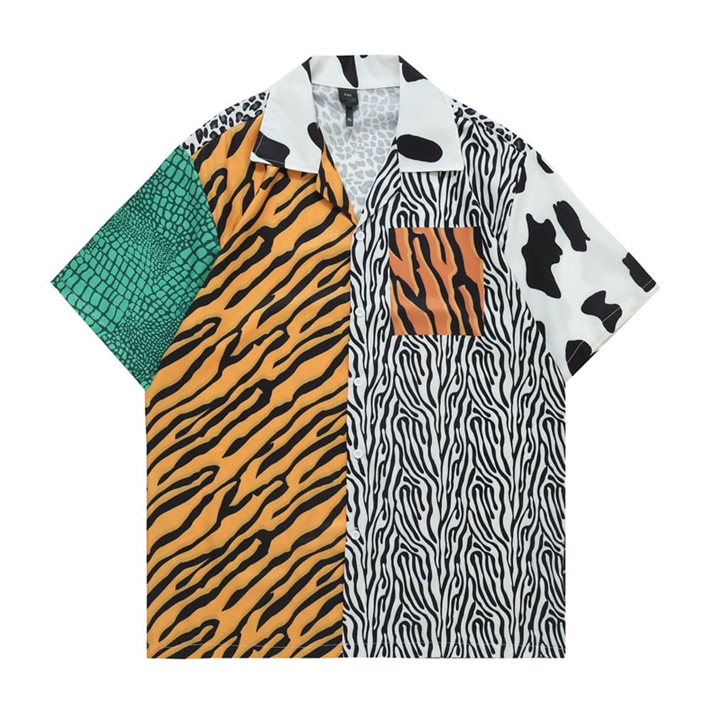"Many Attempts" Graphic Unisex Streetwear Vintage Women Men Y2K Button Shirt