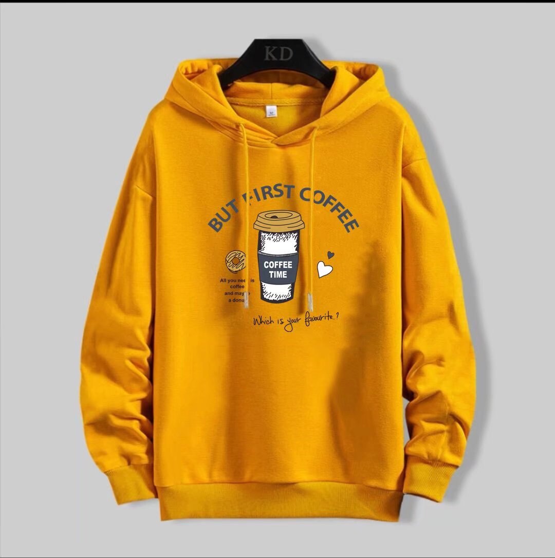 "Best Coffee" Unisex Men Women Streetwear Graphic Hoodie