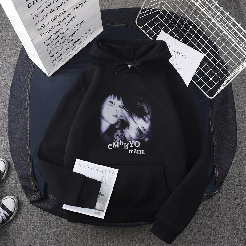 "Smokey" Graphic Unisex Streetwear Vintage Women Men Y2K Hoodie